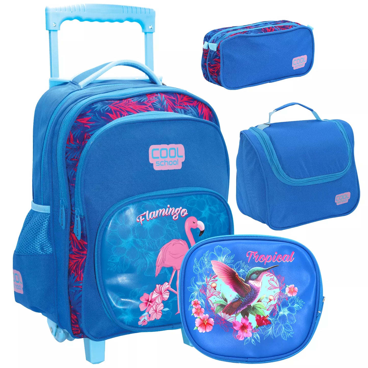 💥🏷️ Pack 3 pièces : Sac à dos double face + Porte goûter + Trousse - Librairie Oxford City