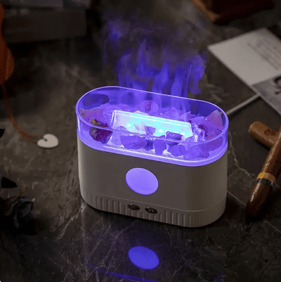 Diffuseur d'Arômes Lampe de Sel SM54 — Veilleuse Colorée & Humidificateur - Librairie Oxford City