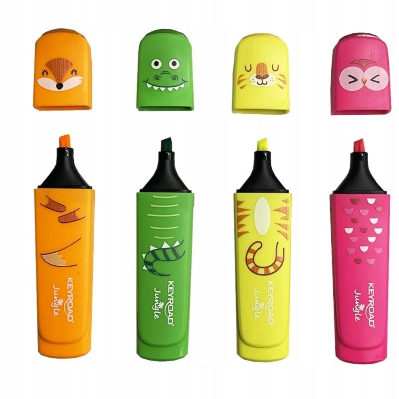 🐯 Maped Jungle Pop – Les surligneurs qui rugissent de couleur ! 🦊🐊🐱🦉 - Librairie Oxford City