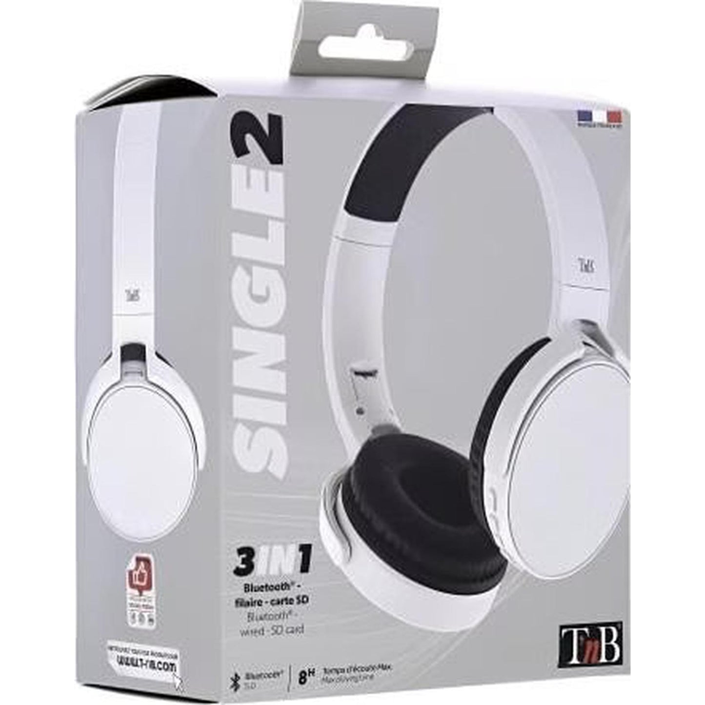 Casque Bluetooth SINGLE 2 Gris