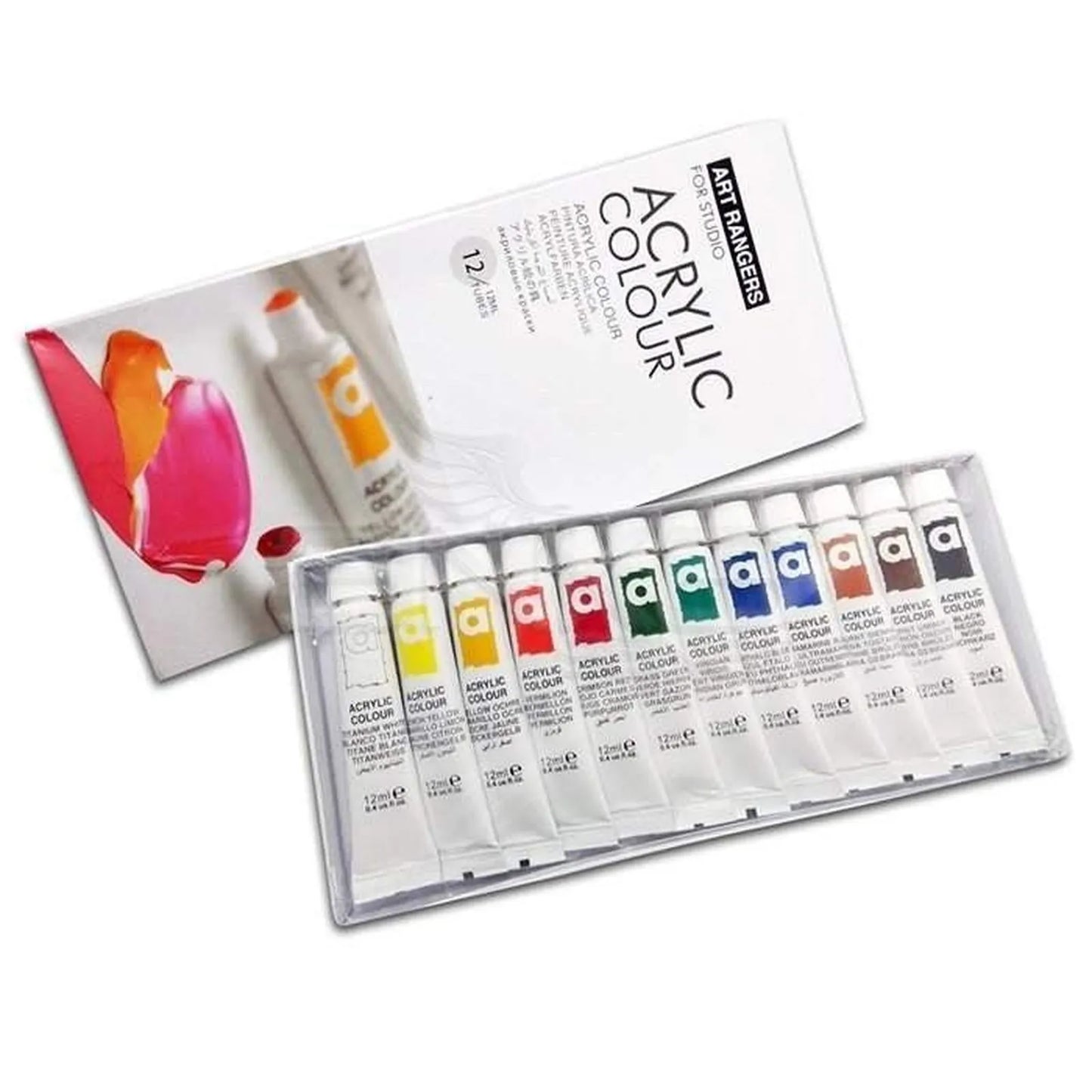 ACRYLIC 12T*12ML BASIC - Librairie Oxford City