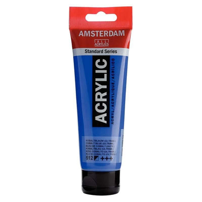 Acrylique Amsterdam 120 ml - Bleu De Cobalt (Outr.) - Librairie Oxford City