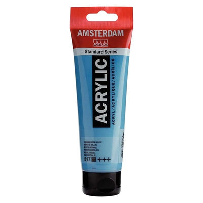 Acrylique Amsterdam 120 ml - Bleu Royal - Librairie Oxford City