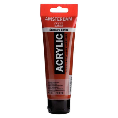 Acrylique Amsterdam 120 ml - Terre Sienne Brûlée - Librairie Oxford City