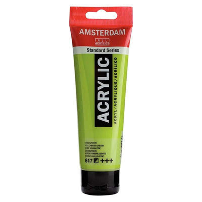 Acrylique Amsterdam 120 ml - Vert Jaunâtre - Librairie Oxford City