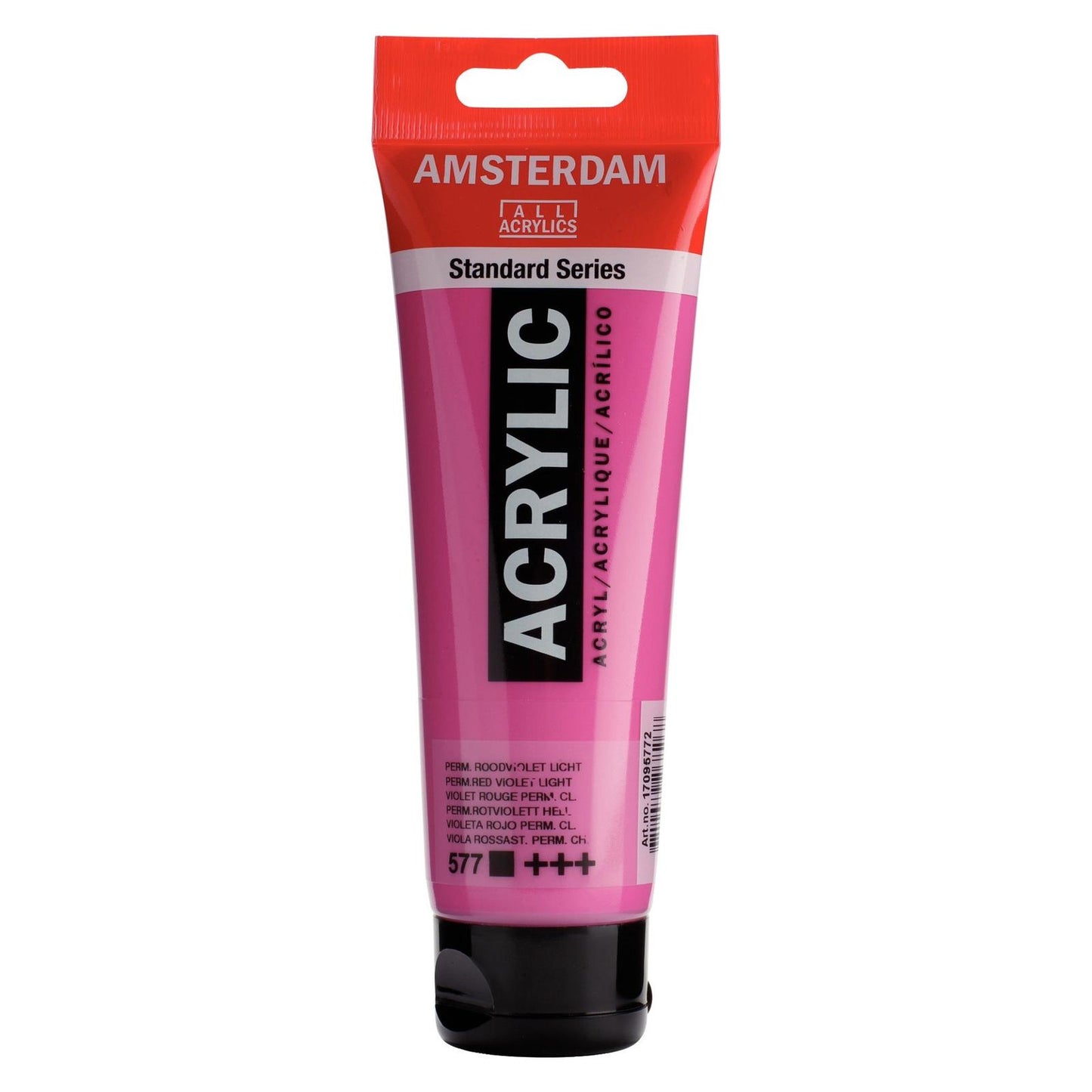 Acrylique Amsterdam 120 ml - Violet Rouge Permanent Clair - Librairie Oxford City