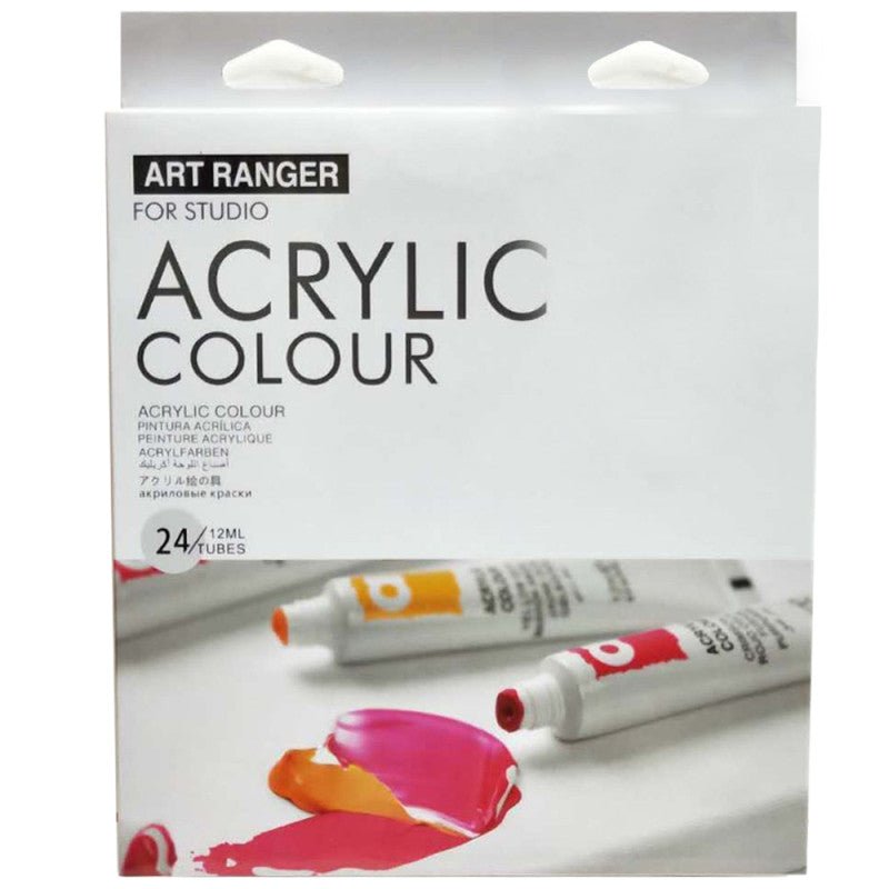 Acrylic Paint Set 24 Tubes 12ml Art Ranger - Librairie Oxford City