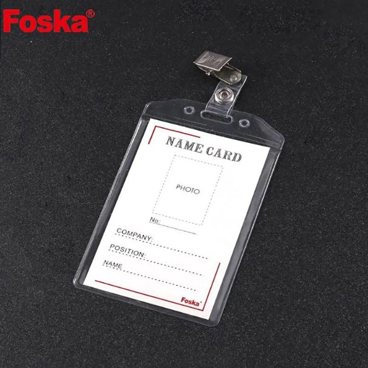 BADGE+CLIPS SD105C FOSKA - Librairie Oxford City