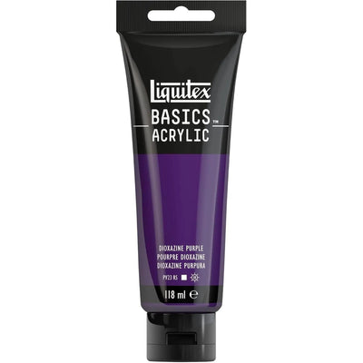 Basics Acrylic 118ml Pourpre Dioxazine - Librairie Oxford City