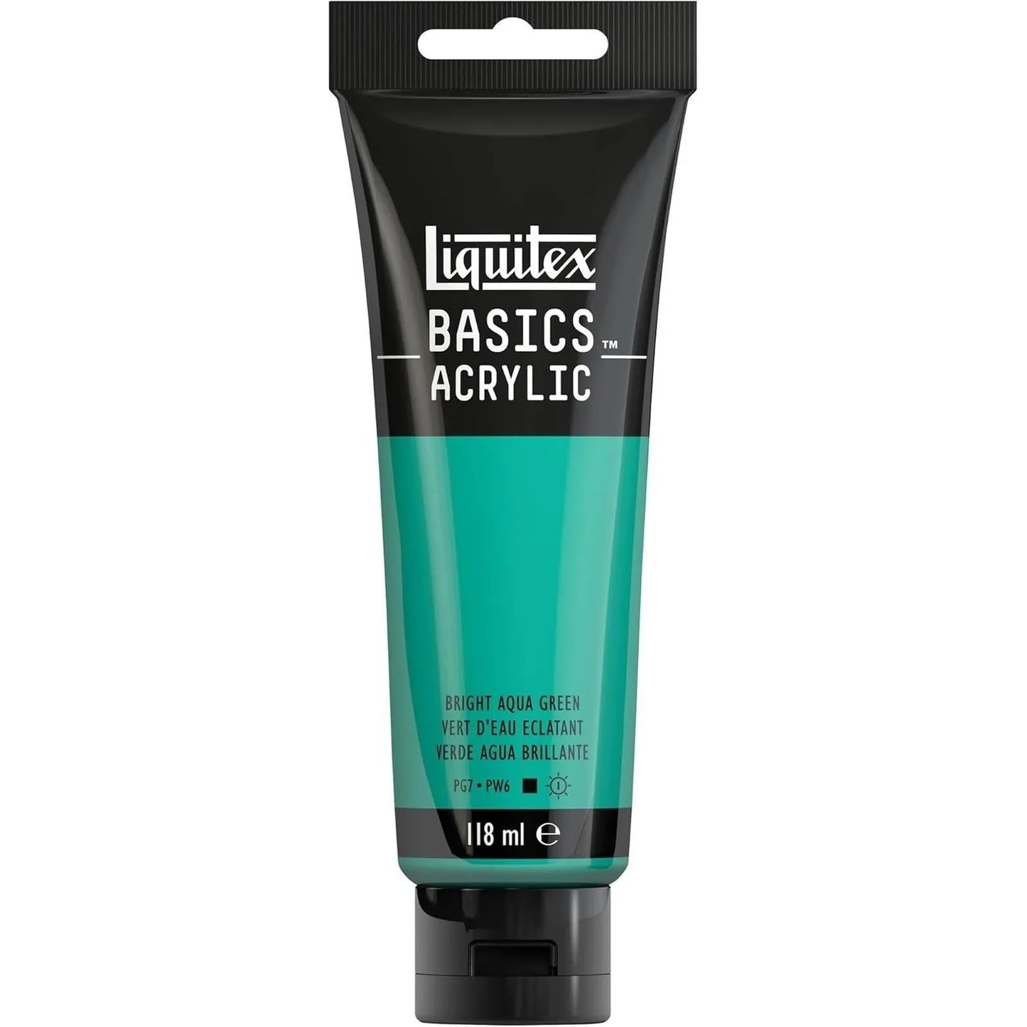 Basics Acrylic 118ml Vert d'Eau Éclatant - Librairie Oxford City