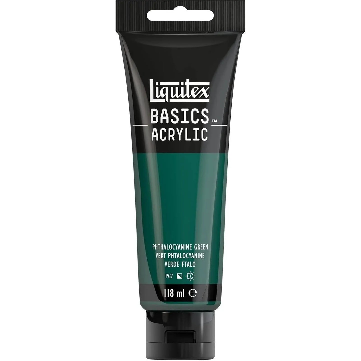 Basics Acrylic 118ml Vert Phtalocyanine - Librairie Oxford City