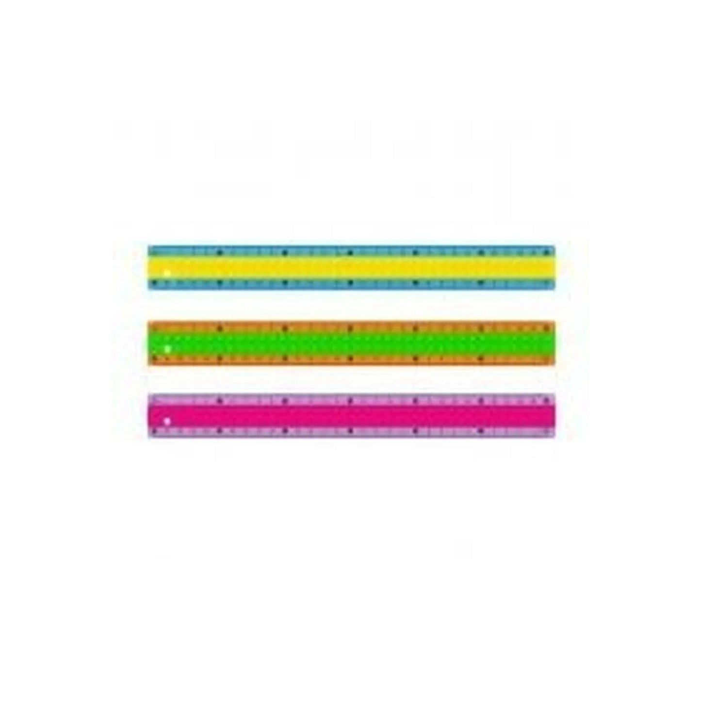 BLISTER 1 REGLE PLATE 30CM KEYROAD LEGO - Librairie Oxford City