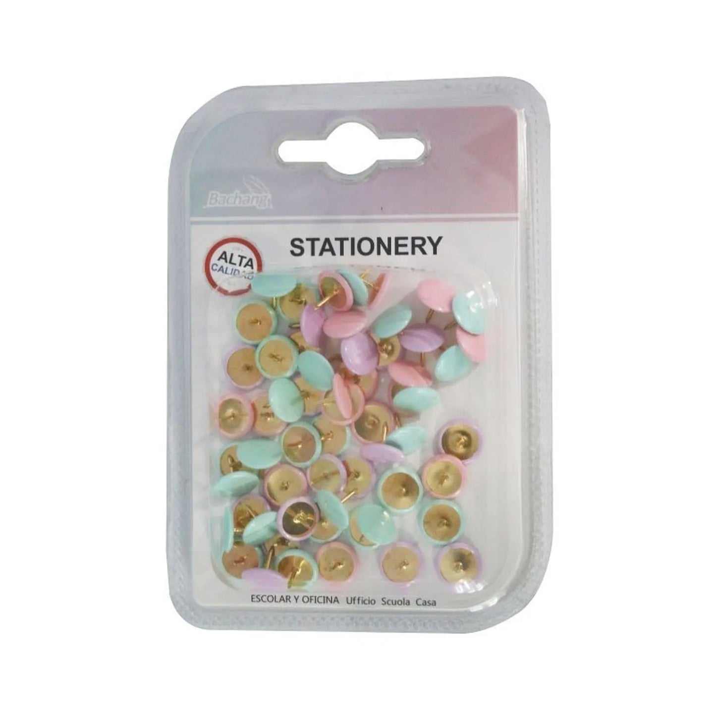 BLISTER PUNAISES COULEURS PASTEL - Librairie Oxford City