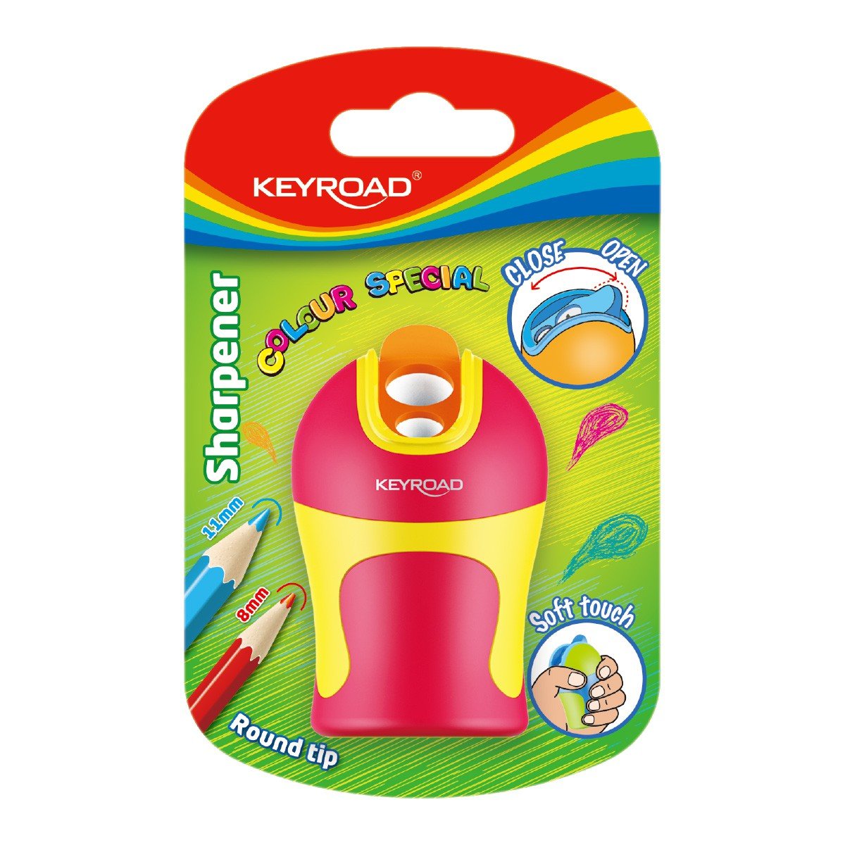 BLISTER TAILLE CRAYON COLOR MATE 2 TROUS - Librairie Oxford City