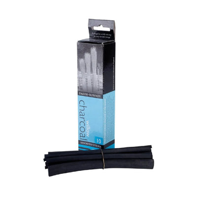 BOITE 10 FUSAIN 2 - 10MM "DALER ROWNEY" - Librairie Oxford City