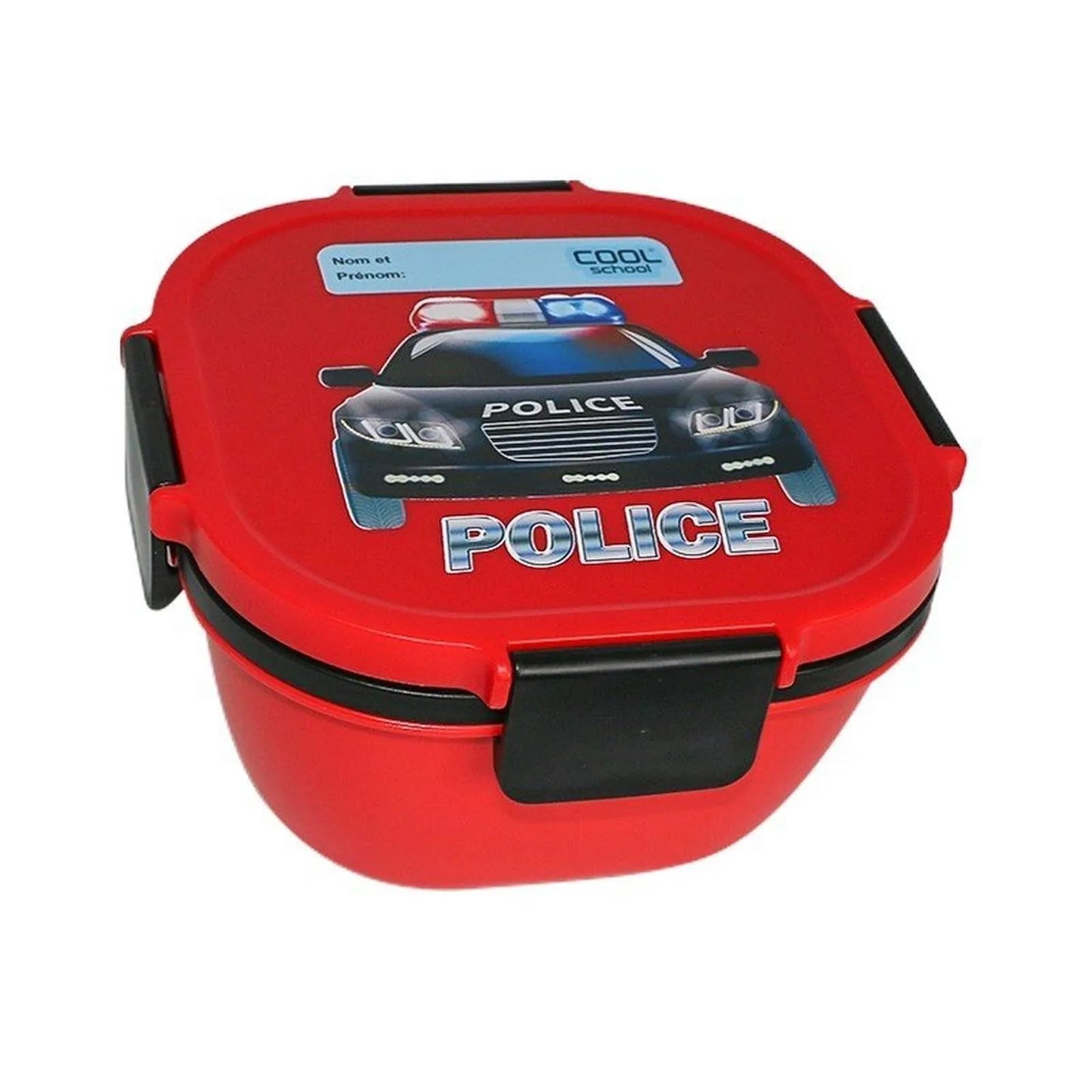 Boite à Repas 1700ml - Rouge - Police - Librairie Oxford City