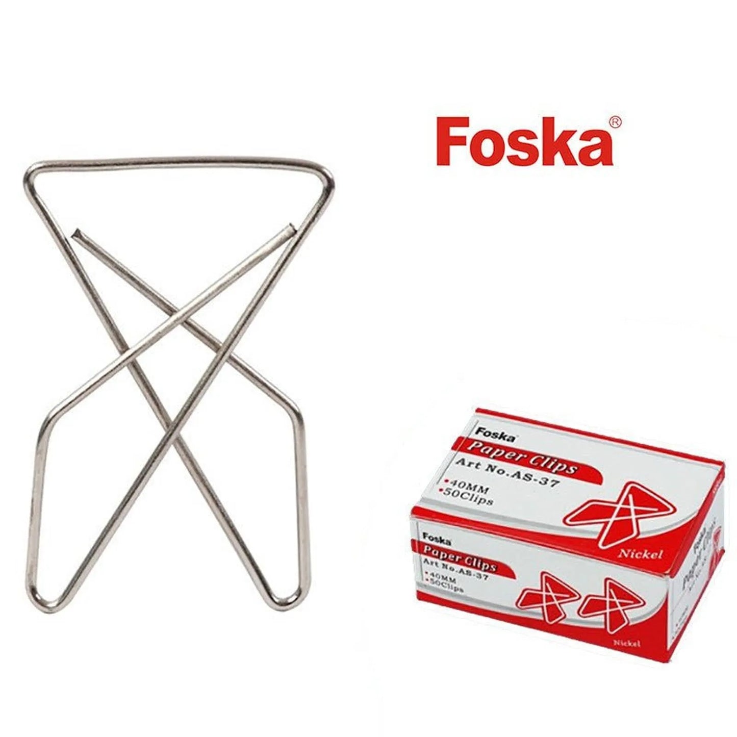 BOITE DE 12 ATTACHES 65MM AS - 12 FOSKA - Librairie Oxford City