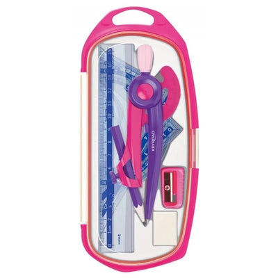 BOITE GEOMETRIE COMPAS 8 PIECES - Librairie Oxford City