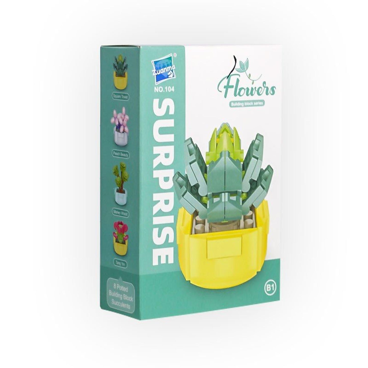 Building Block Flower - Surprise - Age 6+ - Zuanma - Librairie Oxford City