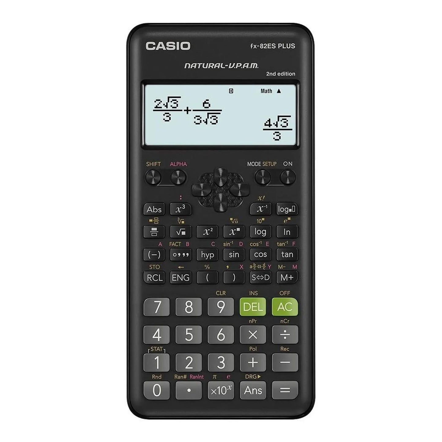 Calculatrice scientifique Casio fx - 82ES PLUS - 2nd edition - Librairie Oxford City