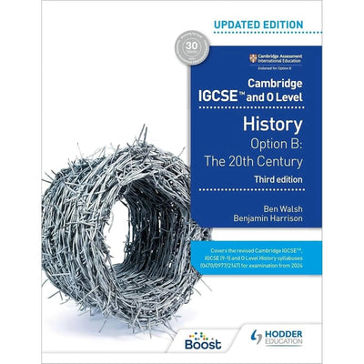 Cambridge IGCSE et O Level History 3e édition : Option B : Le 20e siècle : Hodder Education Group 3e édition - Librairie Oxford City