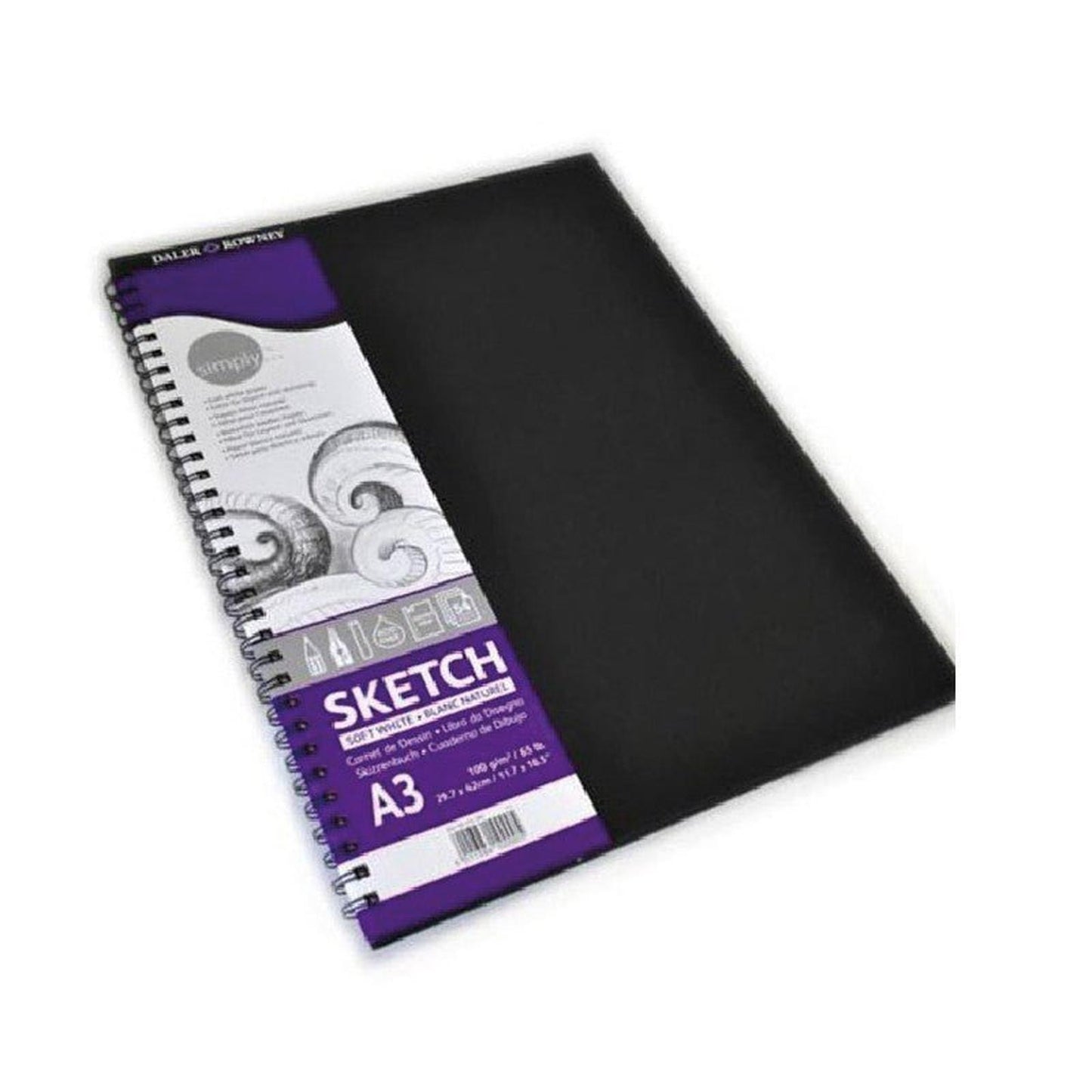 Carnet de dessin A3 100G 54F SIMPLY - Librairie Oxford City