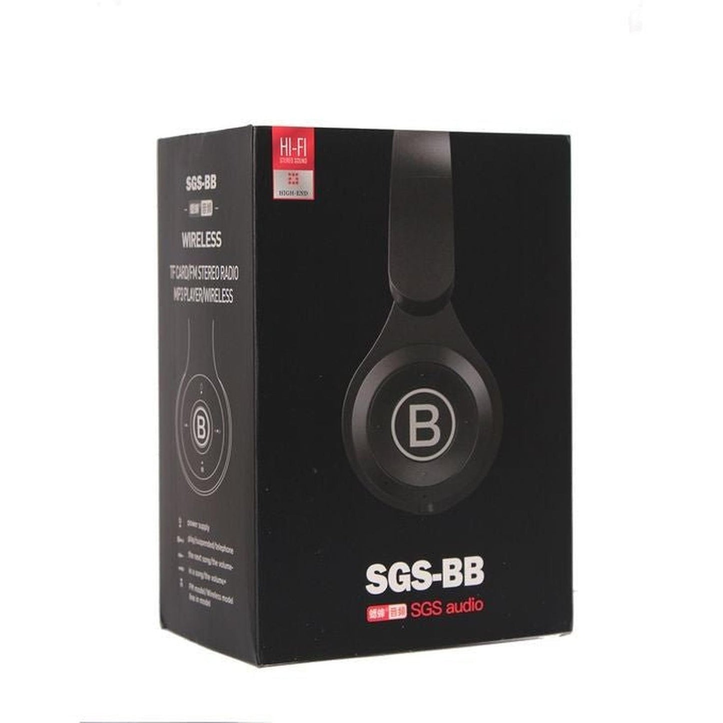Casque bluetooth SGS - BB noir - Librairie Oxford City