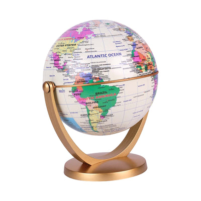 Globe Terrestre 10,6 cm — Rotation 360° — Anglais - Librairie Oxford City