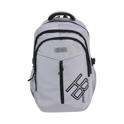 Midway Sac à Dos Scolaire Grand Format — Beige & Noir - Librairie Oxford City