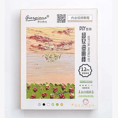 Coffret de 12 pièces pastel à l'huile - Librairie Oxford City