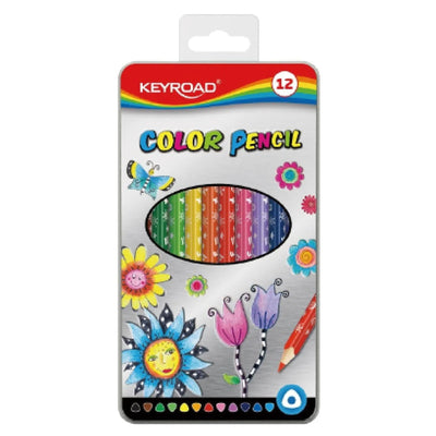 CRAYON COULEUR 12*18 B. METAL - Librairie Oxford City