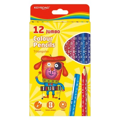 CRAYON COULEUR 12*18 JUMBO - Librairie Oxford City