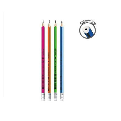 Crayon noir 2B + Gomme - Librairie Oxford City