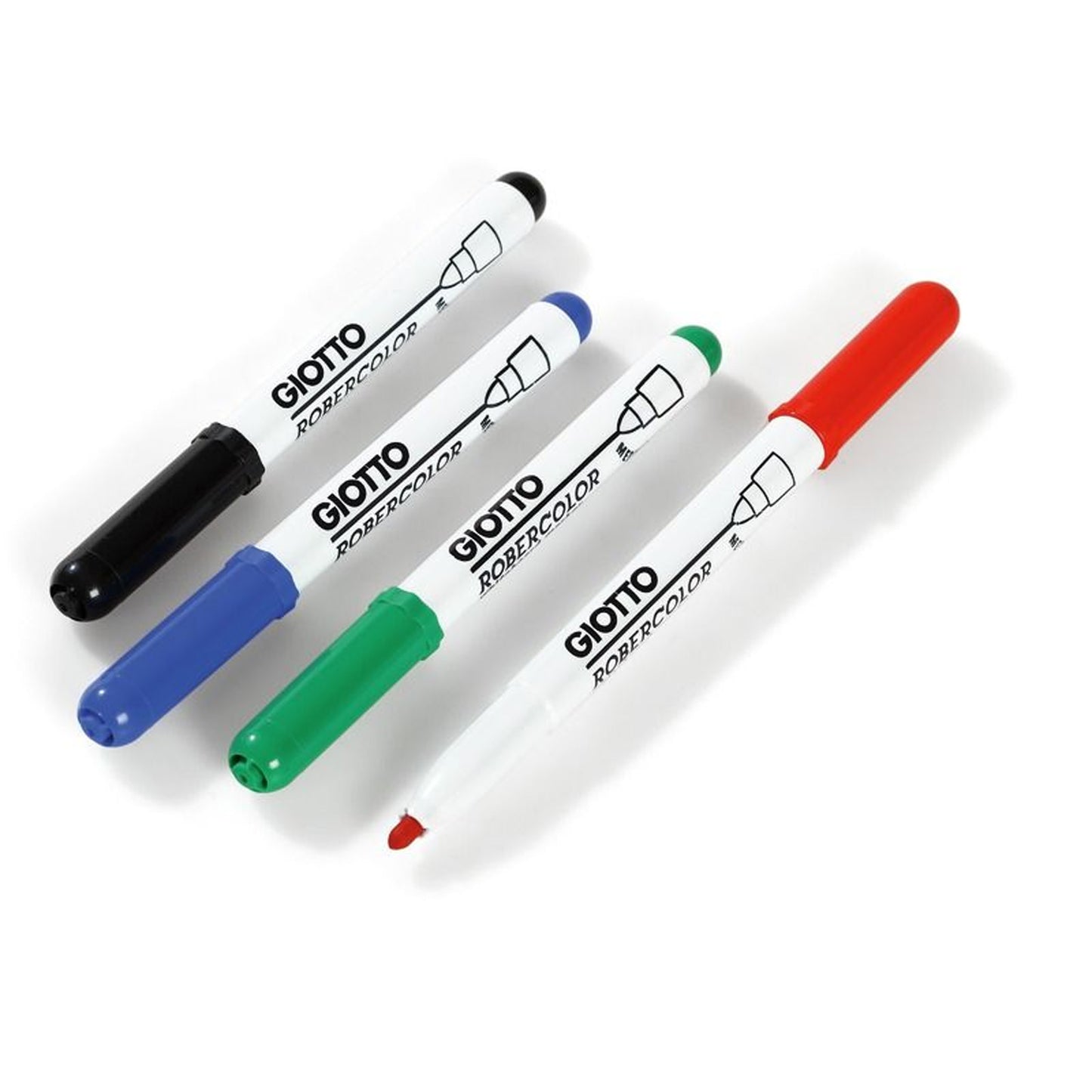4 Stylo Giotto Robercolor Whiteboard Marker Fine – Pointe Précise - Librairie Oxford City