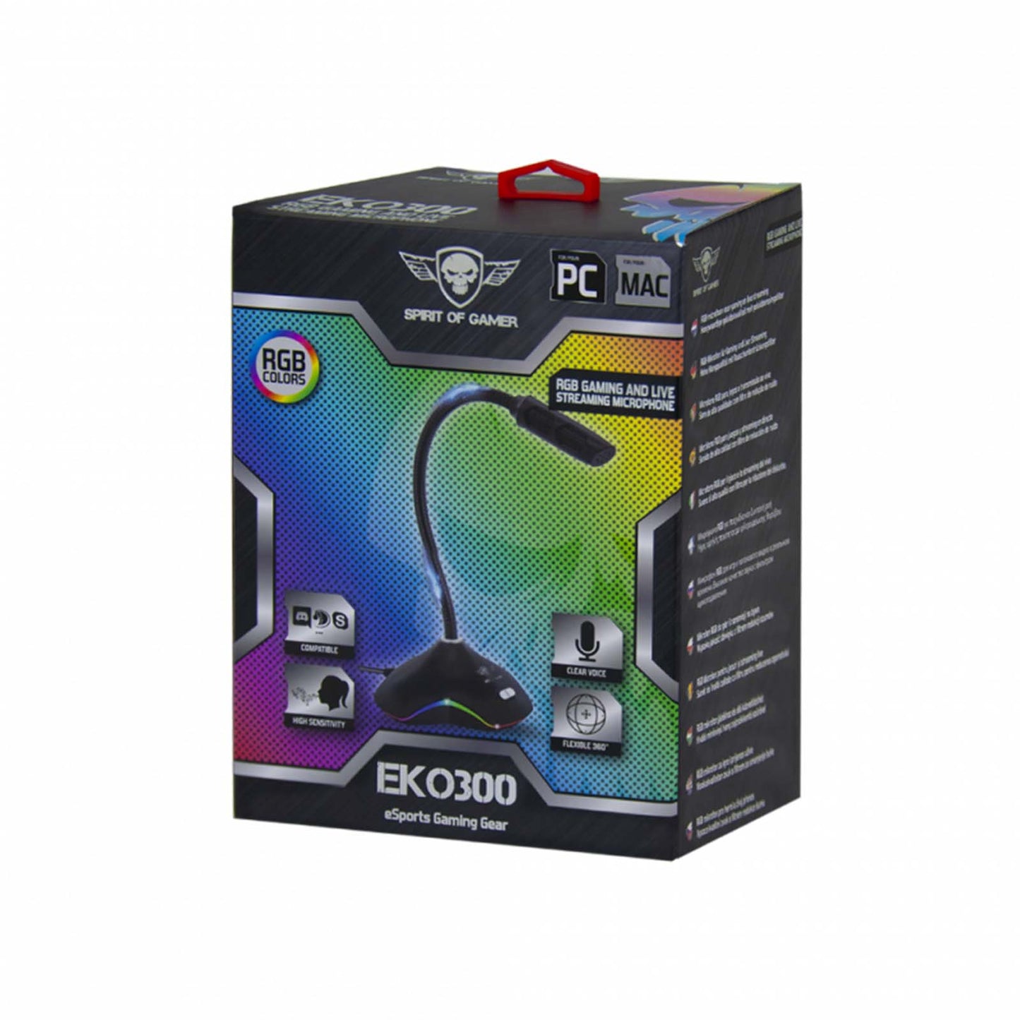 Microphone EKO 300 RGB - Librairie Oxford City