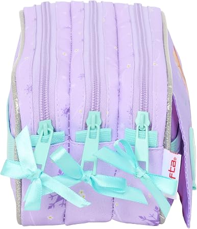 Trousse Safta Frozen 3 Compartiments — Elsa & Anna