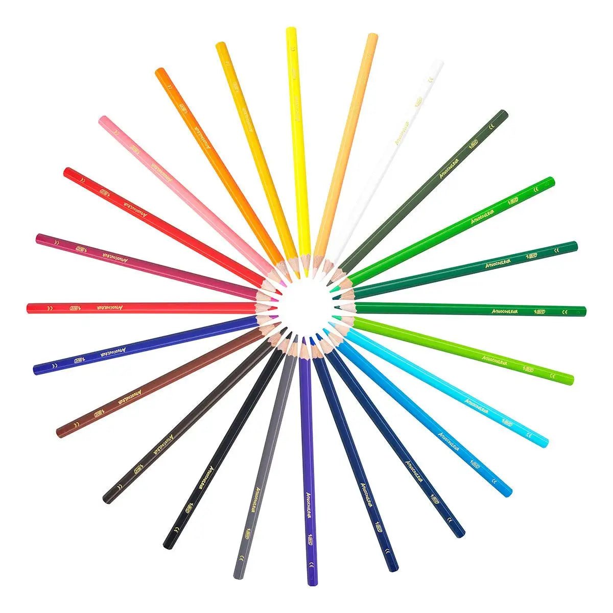 BIC Kids x12 Aqua Crayons de Couleur - Librairie Oxford City