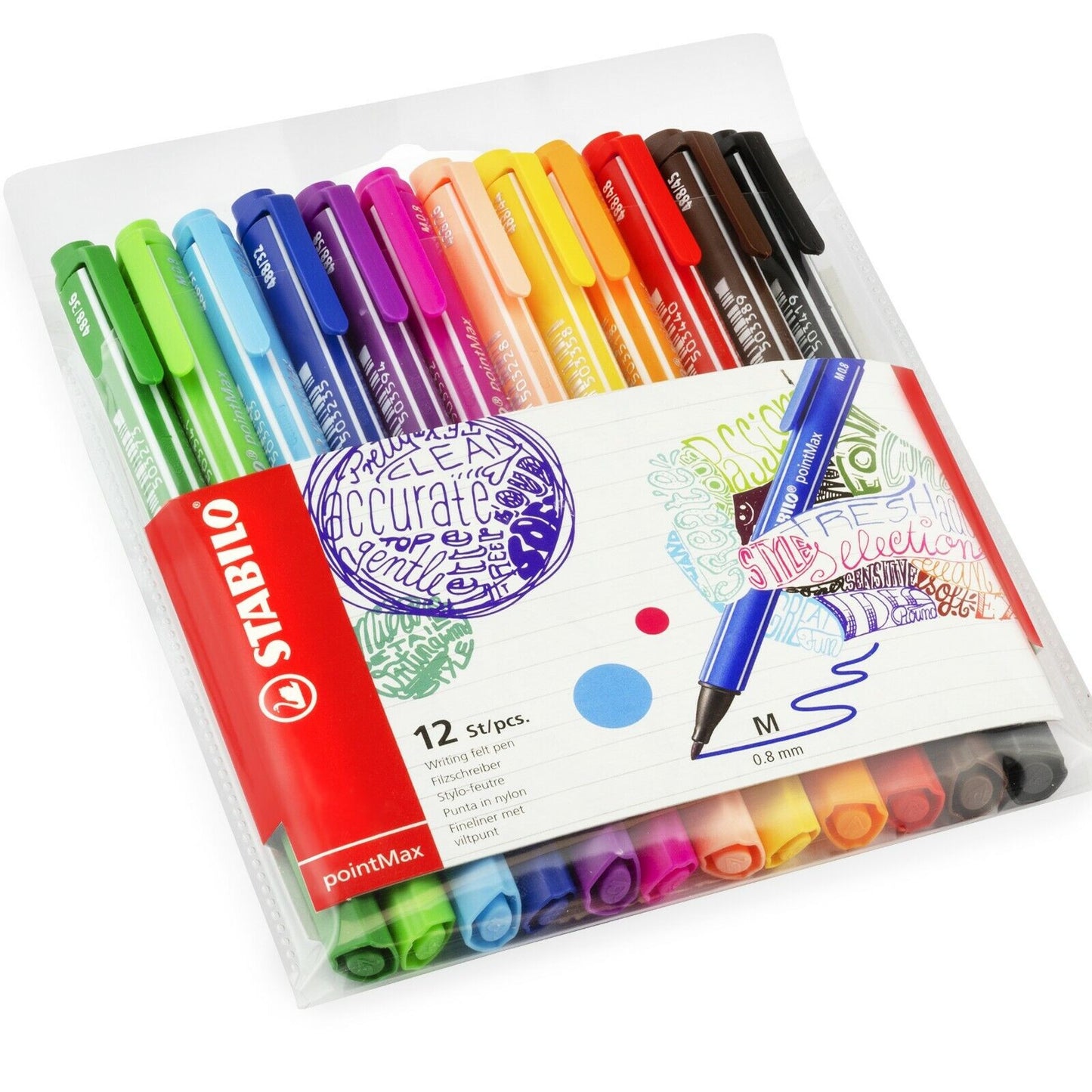 Etui STABILO de 12 feutres pointMax - Librairie Oxford City