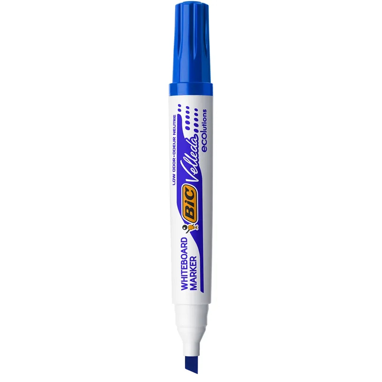 Marqueurs pour tableau blanc effaçables à sec BIC Velleda 1751 ECOlutions, pointe biseautée moyenne - Librairie Oxford City