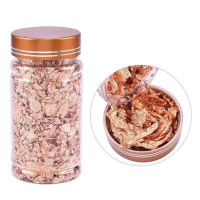 Flacon de feuille d'or - 5g Rose Gold | KeepSmiling - Librairie Oxford City