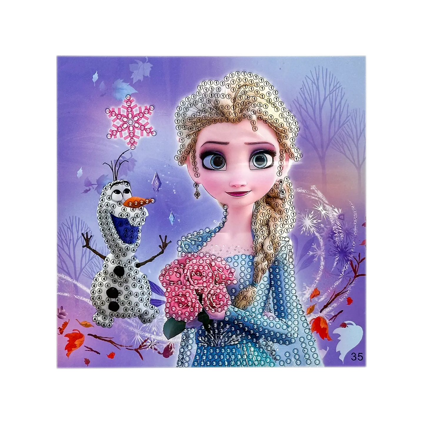 Kit Diamond Painting Enfant (15cm) – DIY Tableaux & Stickers Brillants ✨