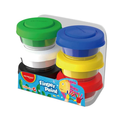 GOUACHE AU DOIGTS 6*100ML - Librairie Oxford City