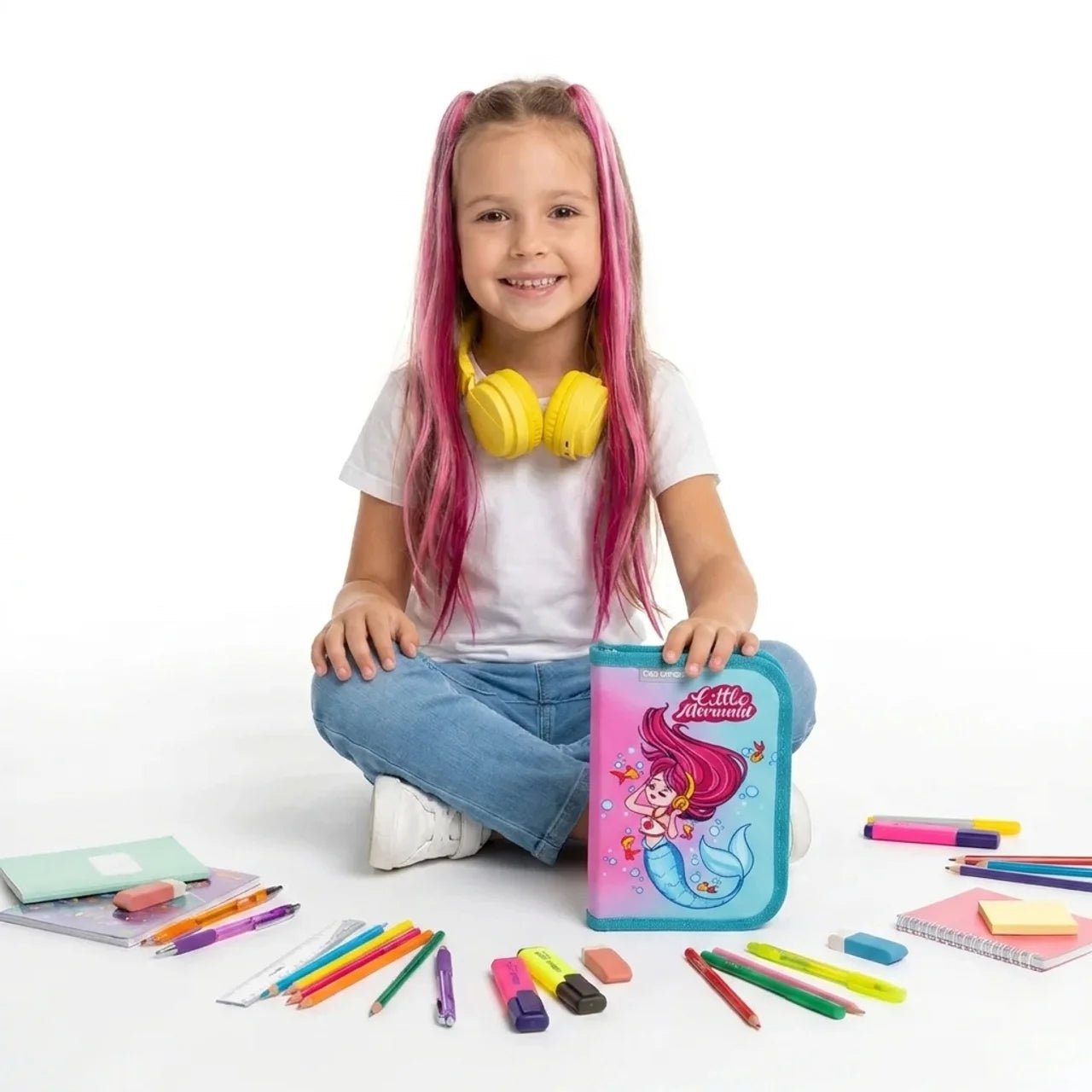 Trousse Plat Sirène Cool School - Librairie Oxford City