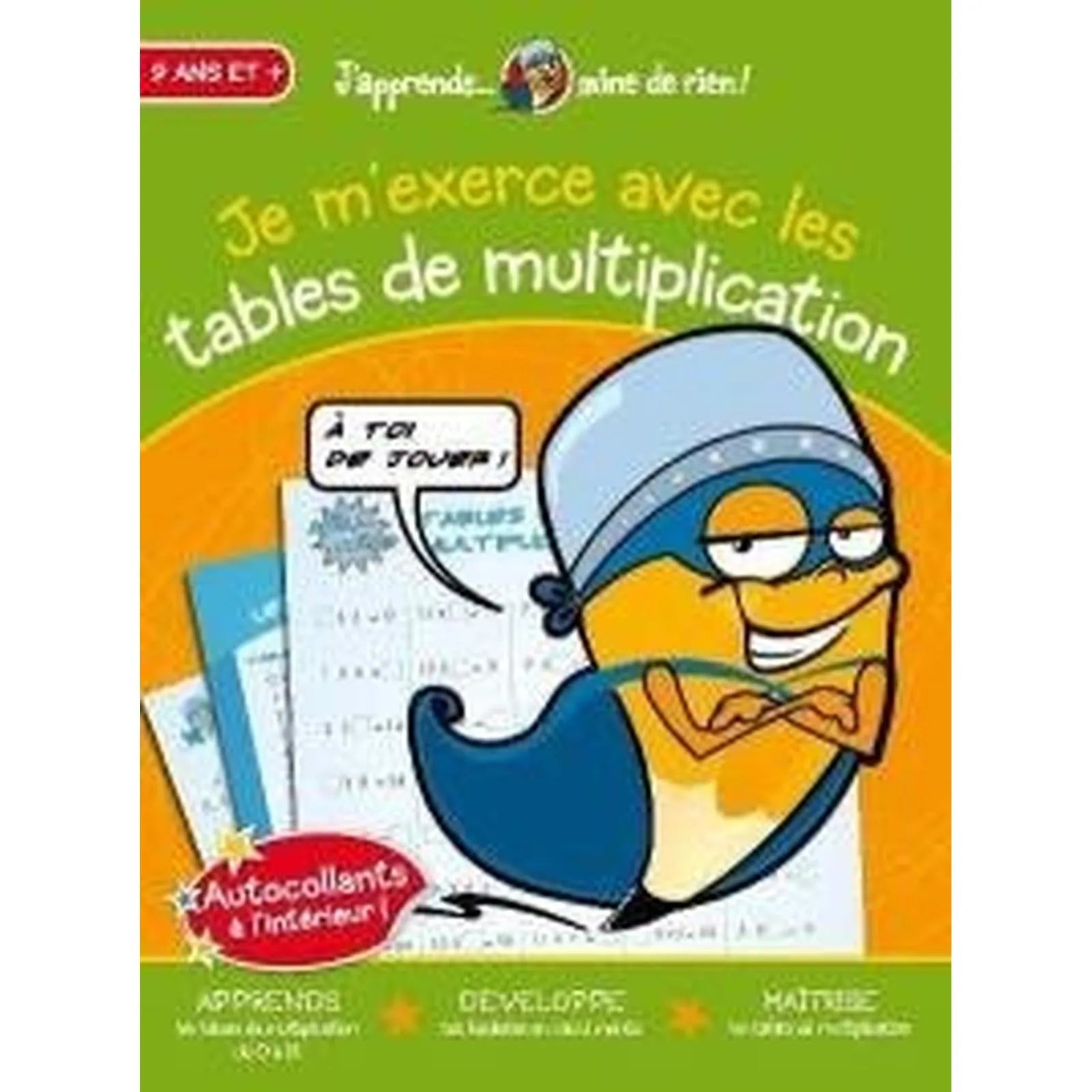 Je m'exerce avec les tables de multiplication (9 ans et +) - Librairie Oxford City