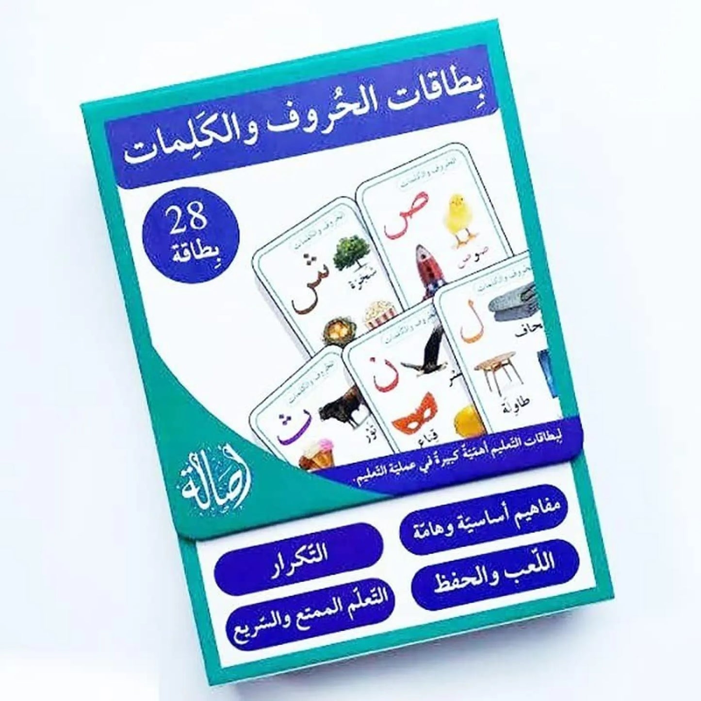 Letters and Words Cards بطاقات الحروف و الكلمات - Librairie Oxford City