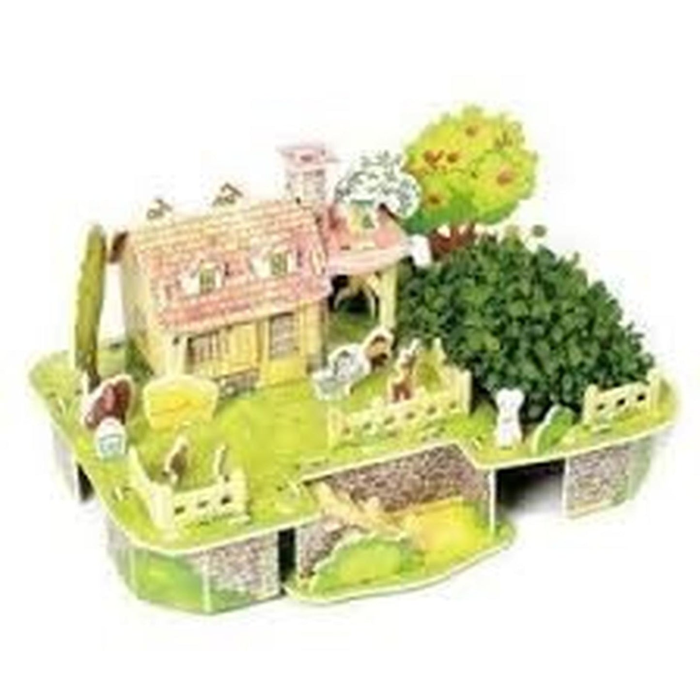 Mini Zilipoo M - 011 3D puzzle Merry house of friends (47 details) - Librairie Oxford City
