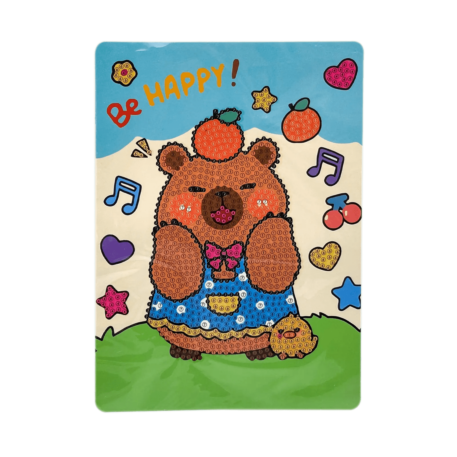 Kit Diamond Painting Enfant (15cm) – DIY Tableaux & Stickers Brillants ✨ - Librairie Oxford City