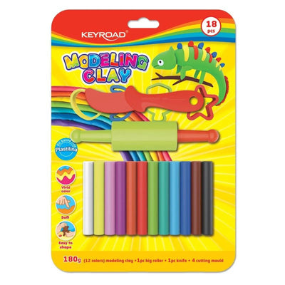 PATE A MODELER 12 BAR+6 MOULE - Librairie Oxford City