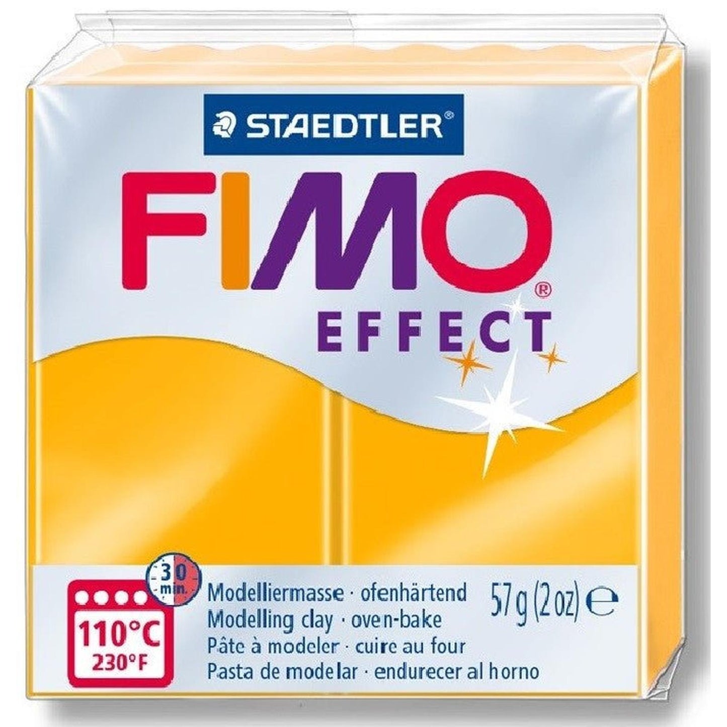 Pâte Fimo Effect - Orange neon - 57 g - Librairie Oxford City