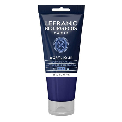 Peinture acrylique 80ml - Bleu pourpre - Librairie Oxford City